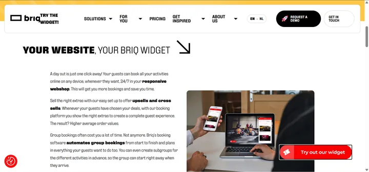 BriqBookings architecture overview